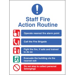 Staff Fire Action