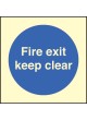 Fire Exit Keep Clear