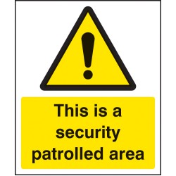 This Is a Security Patrolled Area