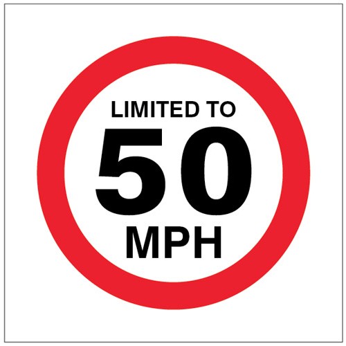 Limited to 50mph