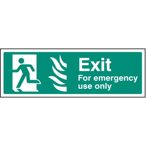 HTM Exit for Emergency Use Only - Left