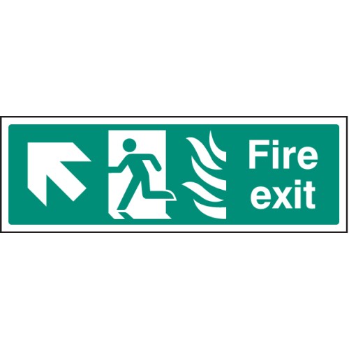 HTM Fire Exit - Arrow Up Left