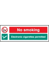 No Smoking Electronic Cigarettes Permitted 