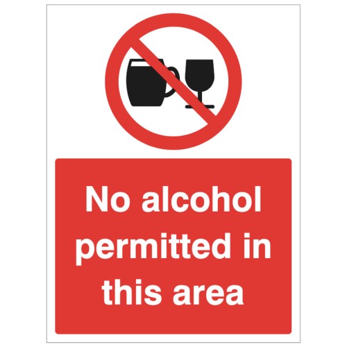 No Alcohol Permitted in this Area