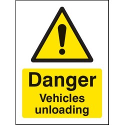 Danger - Vehicles Unloading