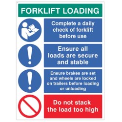 Forklift Loading Daily Checks - Secure Loads