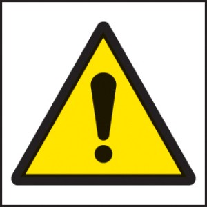 ! - Warning - Exclamation Symbol