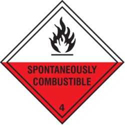 Spontaneously Combustible