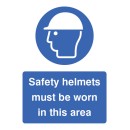 Safety Helmets Must be Worn in this Area