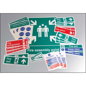 Fire Safety Signs Kit