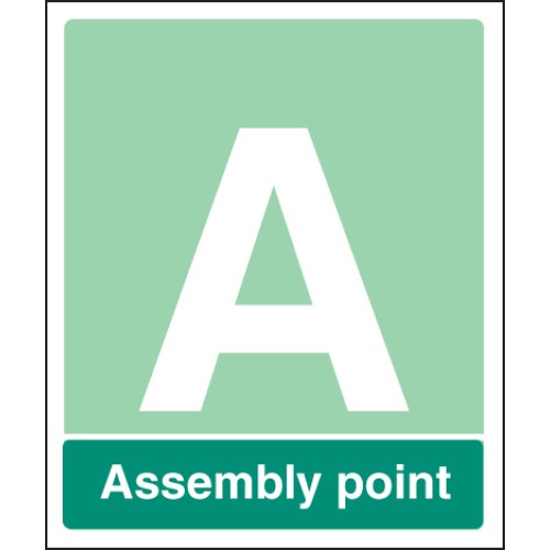 Assembly Point - Portrait - Select Number or Letter