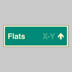 Flats X-Y - Arrow Up (Specify when ordering)