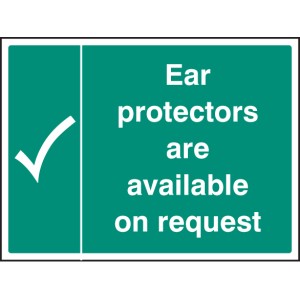 Ear Protectors Are Available On Request