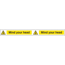 Mind Your Head - Self Adhesive Vinyl - 400 x 35mm