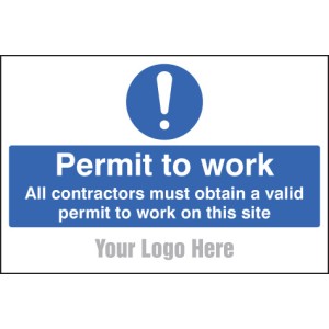 Permit to Work - Add a Logo - Site Saver