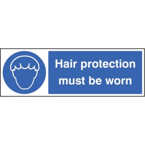 Hair Protection Must be Worn