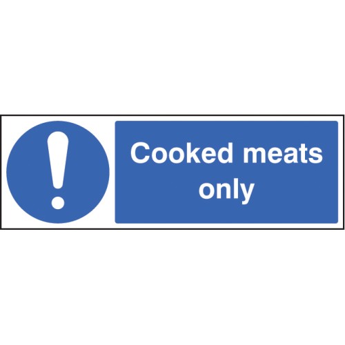 Cooked Meats Only