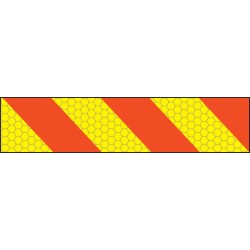 ECE70 Vehicle Marking Plate - Right Hand Chevron