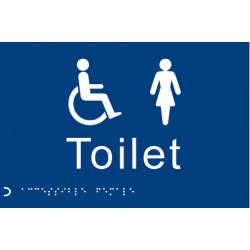 Braille - Toilet Ladies / Disabled