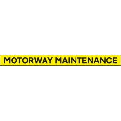 Motorway Maintenance - Reflective Self Adhesive Vinyl