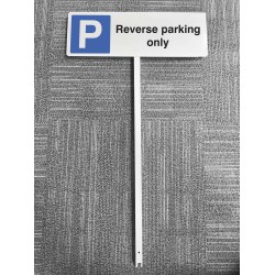 Reverse Parking Only - Verge Sign