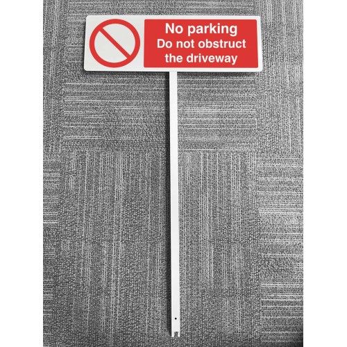 No Parking - Do not Obstruct the Driveway Verge Sign