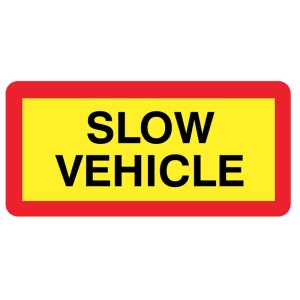 Slow Vehicle Panel - Short Length