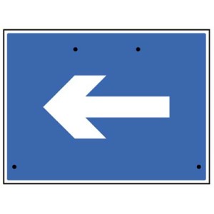 Re-Flex Sign - One Way Arrow Only