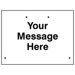 Your Message Here - Custom Re-Flex Sign