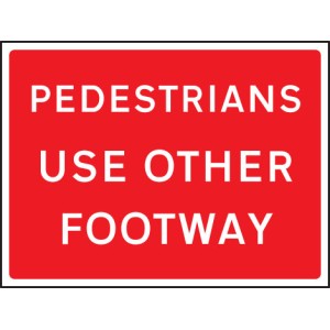 Pedestrians Use Other Footway - Class RA1 