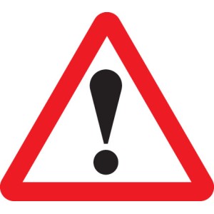 ! - Road Traffic - Exclamation Symbol - Class RA1 - Temporary