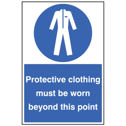 Protective Clothing Must be Worn - Floor Graphic