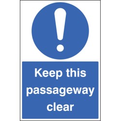 Keep this Passageway Clear - Floor Graphic