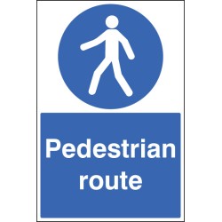 Pedestrian Route - Floor Graphic