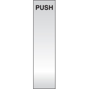 Push - Deluxe Engraved Door Plate