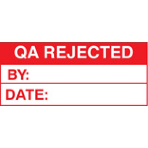 QA Rejected - Labels (Roll of 100)