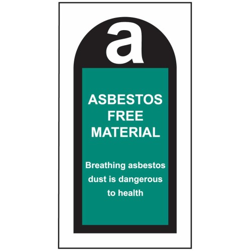 Asbestos Free Material Labels