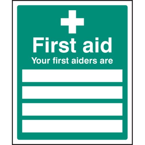 Your First Aiders Are