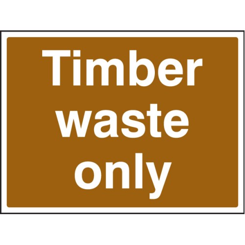 Timber Waste Only