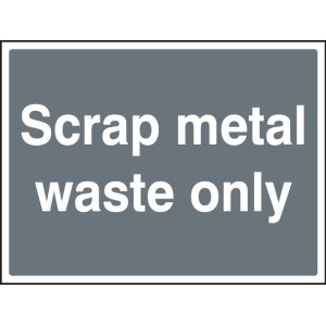 Scrap Metal Waste Only