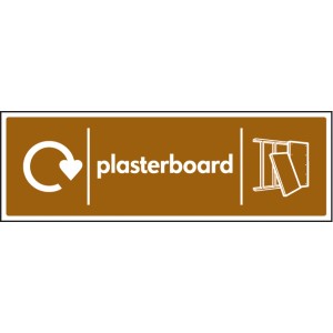 Plasterboard - WRAP Recycling Sign