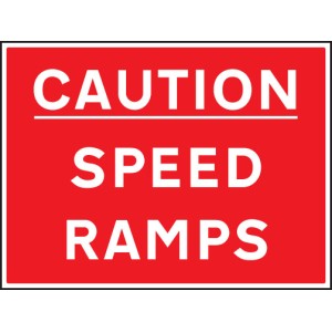 Caution - Speed Ramps