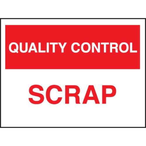 Quality Control - Scrap