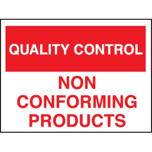 Quality Control - Non-conforming Products